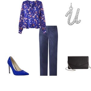 Nine West button Blouse XS